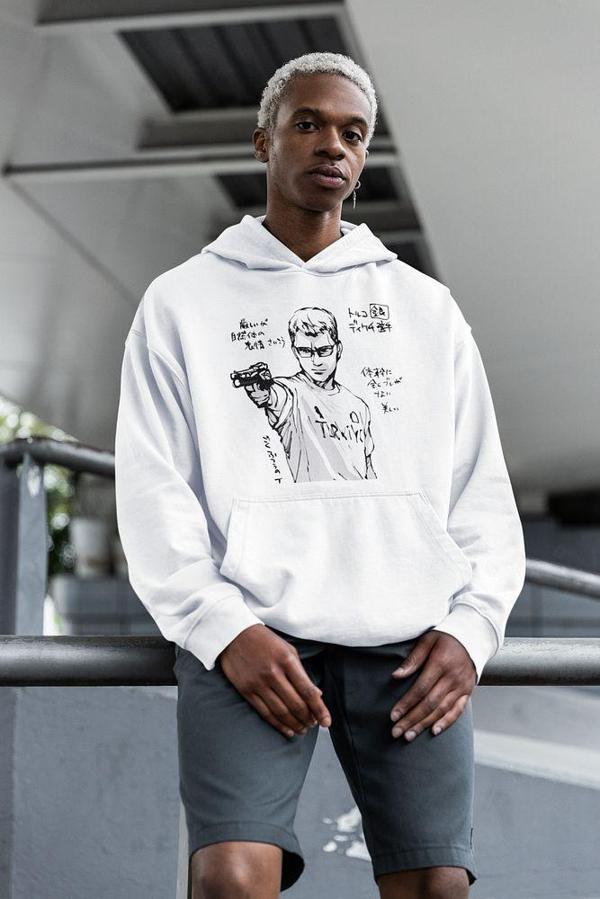 Yusuf Dikeç Baskılı Unisex Oversize Hoodie - Image 1