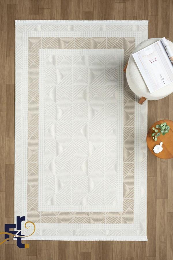 Frt Export Salon Mutfak Koridor Yolluk Yumuşak Doku Tozumaz Saçaklı Dokuma Makine Halısı - Image 1