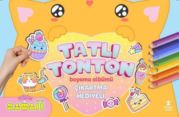 Sevimliler Kawaii-Tatlı Tonton Boyama Albümü-Çıkartma Hediyeli - Doğan Çocuk - Image 1