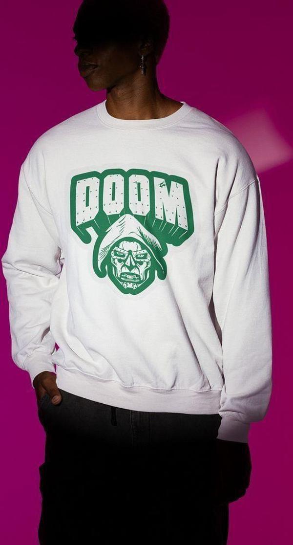 Doctor Doomsday Marvel Karakter Baskılı Unisex Oversize Sweatshirt - Image 1