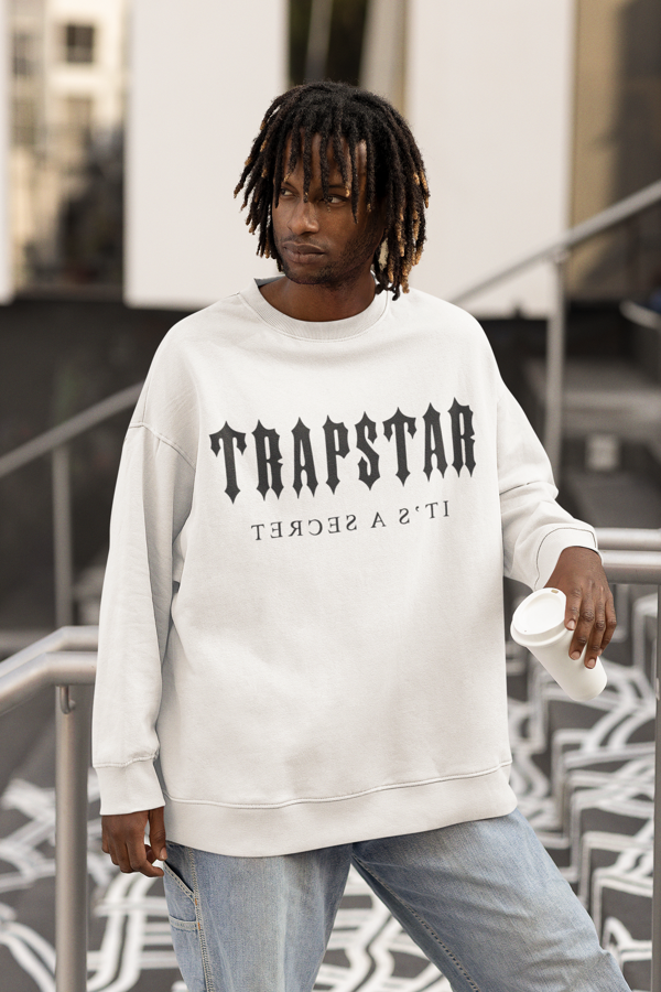 Trapstar Its A Secret Yazılı Unisex Oversize Sweatshirt - Image 1