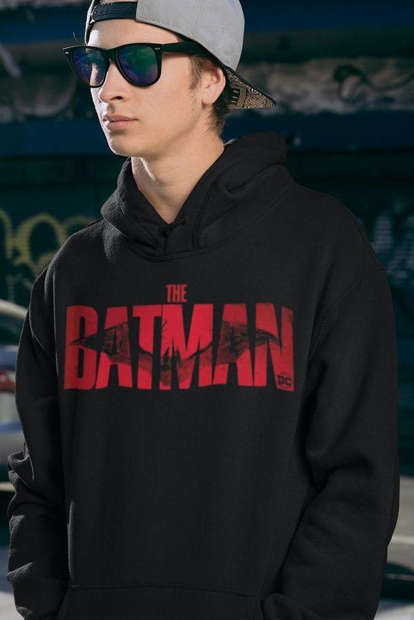 The Batman Dc Karakter Baskılı Unisex Oversize Marvel Hoodie - Image 1
