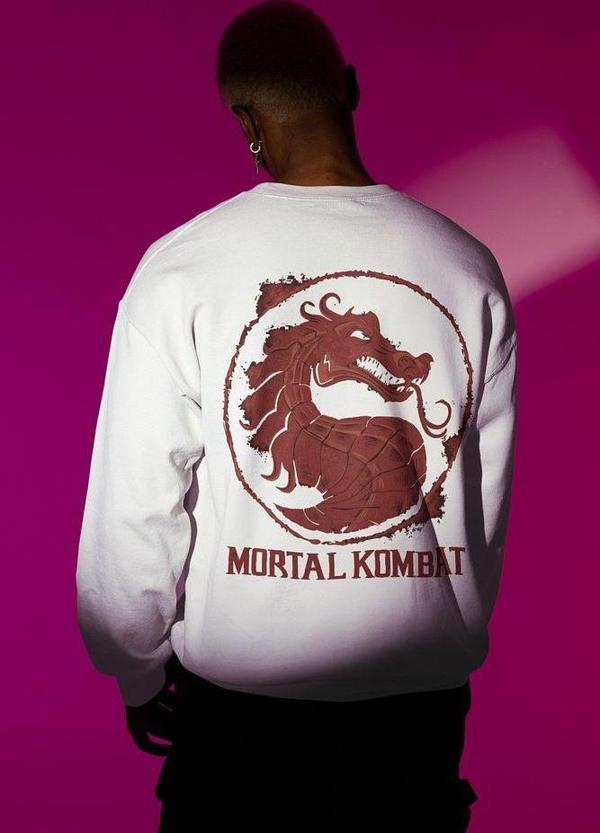 Mortal Kombat Baskılı Unisex Oversize Anime Sweatshirt - Image 1