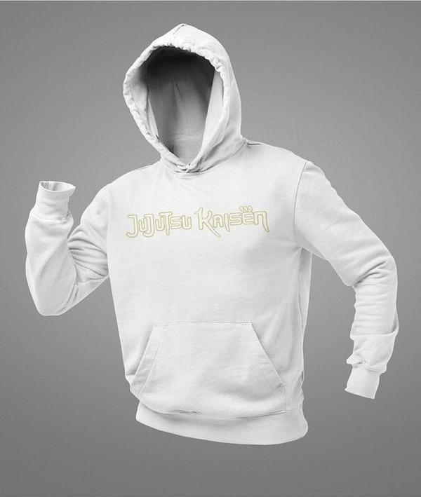 Jujutsu Kaisen Yazılı Unisex Oversize Anime Hoodie - Image 1