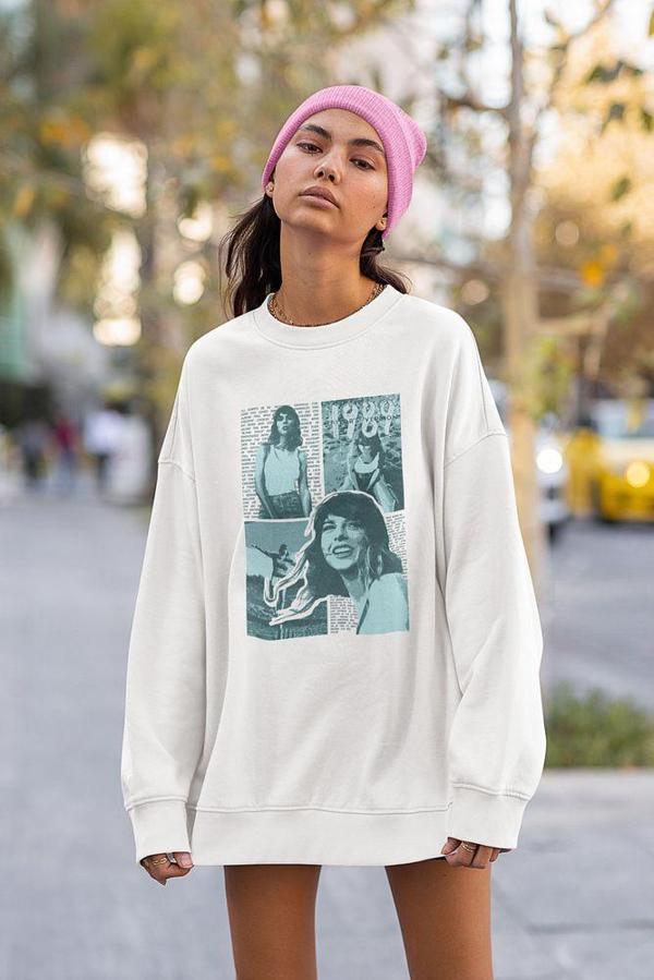 Taylor's Version 1989 Baskılı Unisex Oversize Taylor Swift Şarkıcı Sweatshirt - Image 1