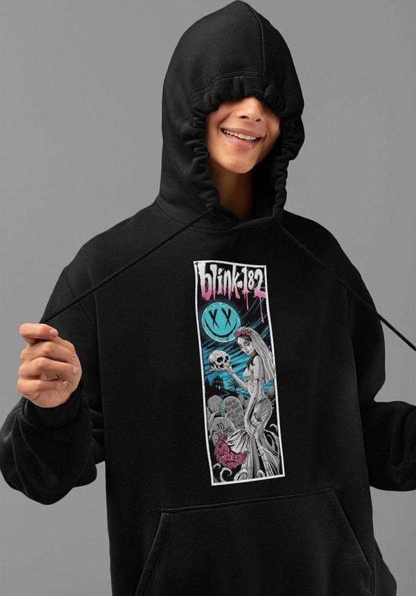 Blink-182 Baskılı Unisex Oversize Hoodie - Image 1