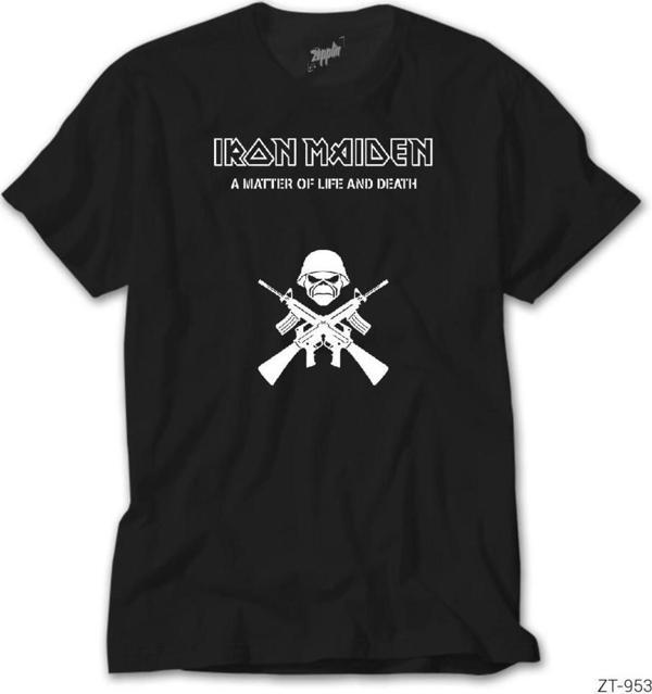 Tomris Hatun Iron Maiden Matter Of Life Siyah Tişört 5Xl - Image 1