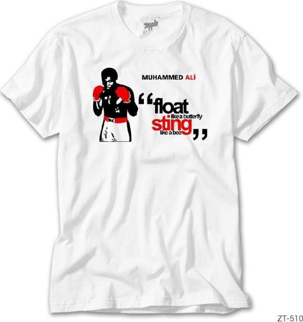 Wakha Muhammed Ali Sting Like A Bee 2 Beyaz Tişört 3Xl - Image 1