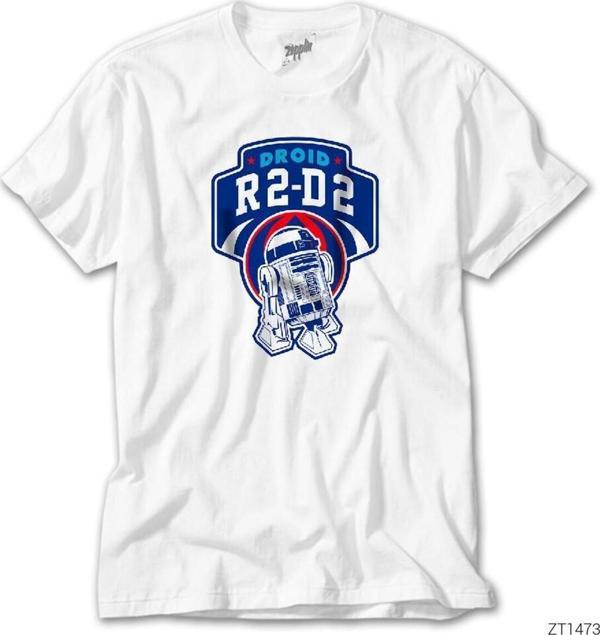 Wakha Star Wars Droid R2D2 Beyaz Tişört - Image 1