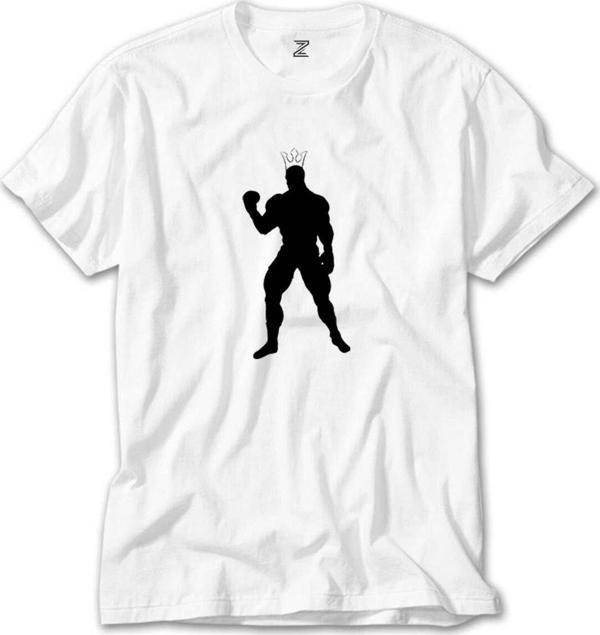 Lunas Glow Mike Tyson Fury Beyaz Tişört - Image 1