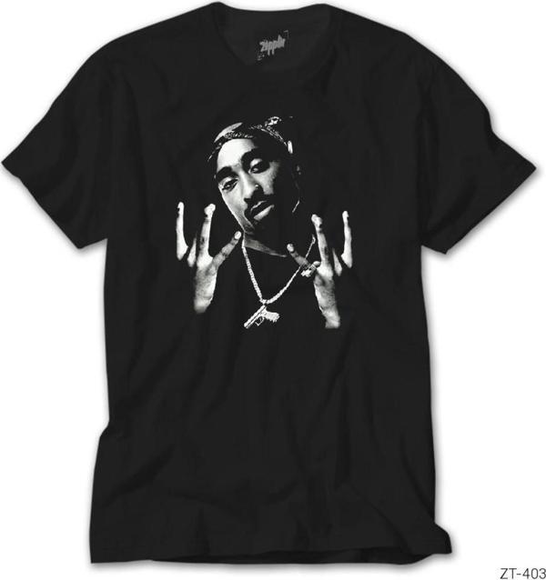 Crowsgate Tupac Shakur West Side Siyah Tişört S - Image 1