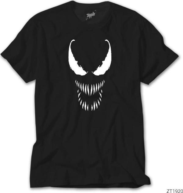 Crowsgate Venom Face Siyah Tişört - Image 1