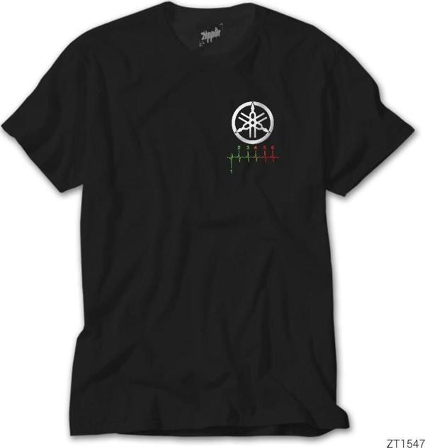 Crowsgate Yamaha Gear Siyah Tişört - Image 1