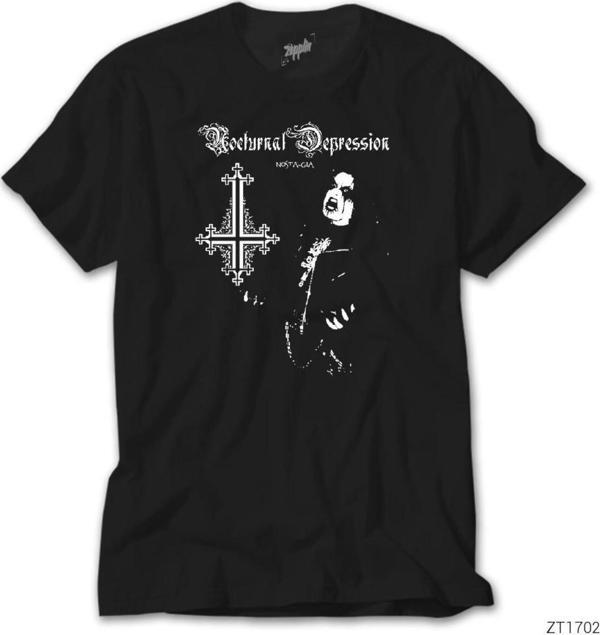 Crowsgate Nocturnal Depression Siyah Tişört - Image 1