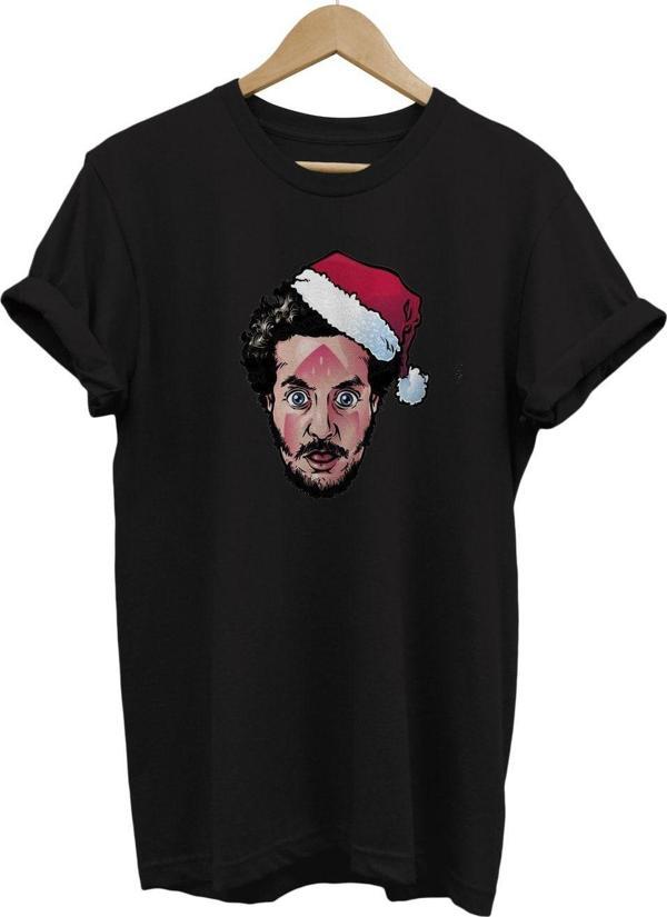 Remonz Evde Tek Başına Baskılı %100 Pamuk Basic T-Shirt Normal Beden Tişört - Image 1