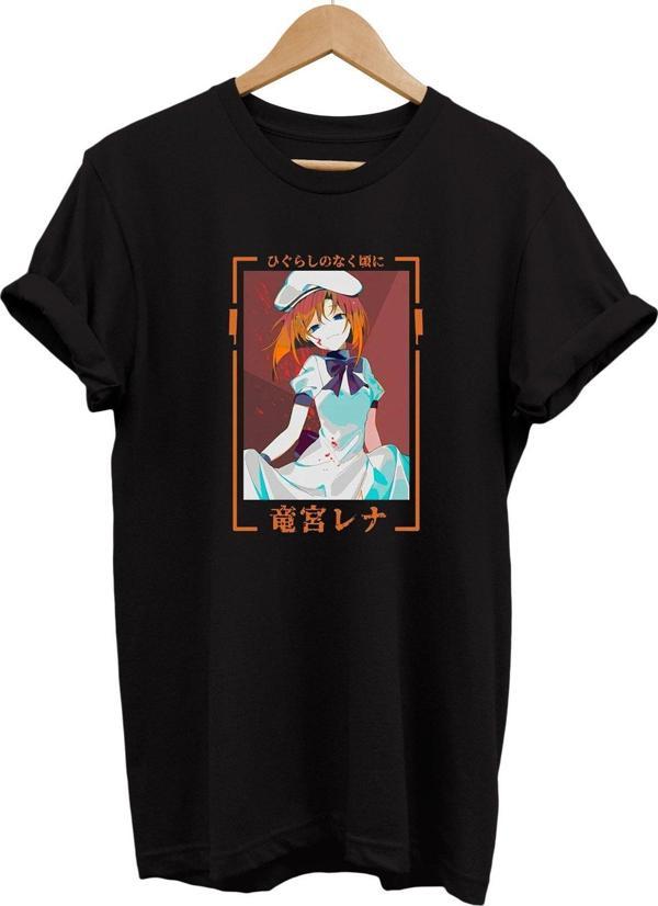 Remonz Rena Ryuugu Baskılı %100 Pamuk Basic T-Shirt Normal Beden Tişört - Image 1