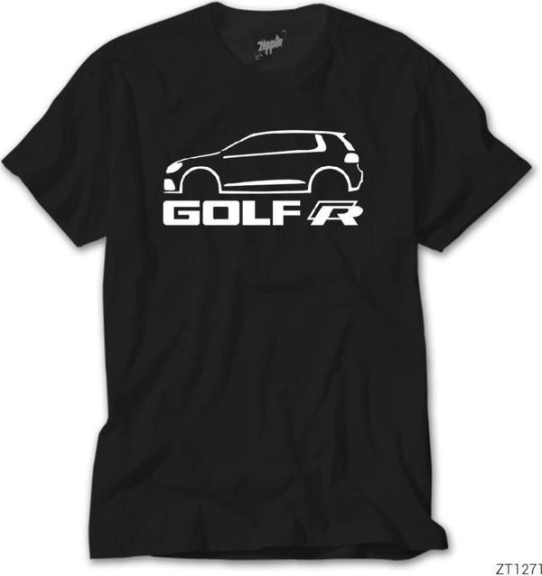 Wuqhu Volkswagen Golf R Siyah Tişört - Image 1