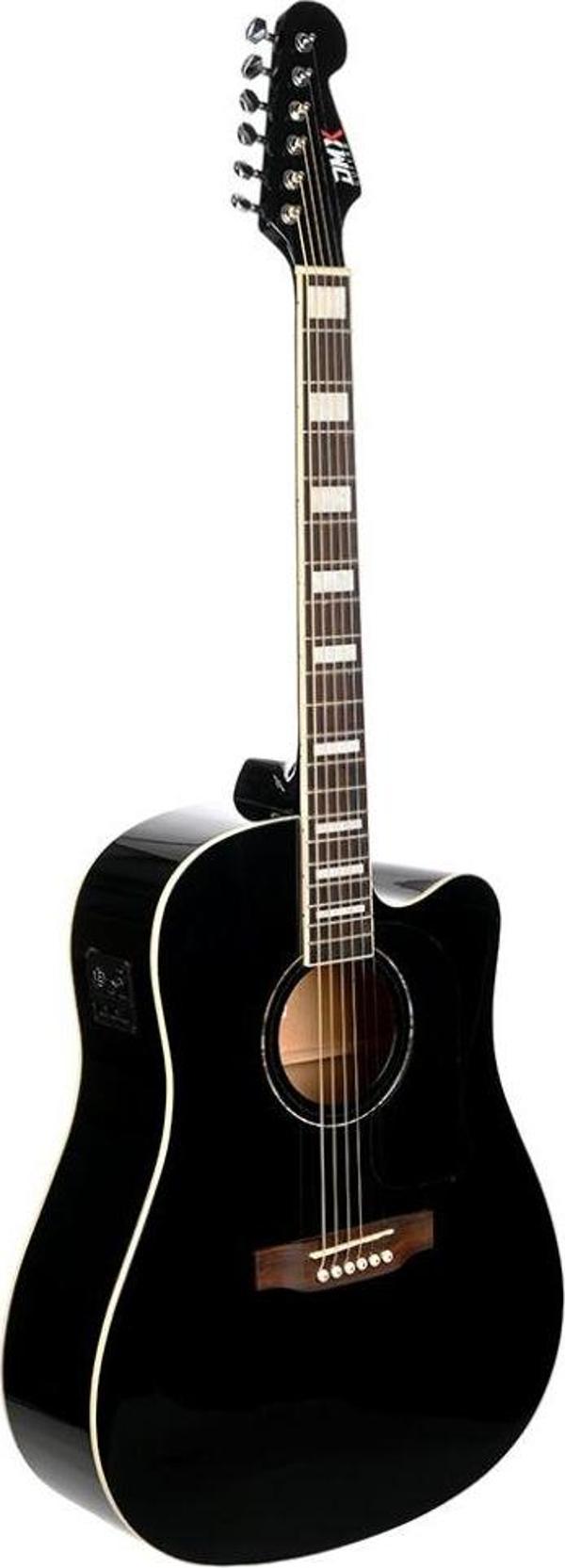 DMX Guitars DAG100CE BK Elektro Akustik Gitar - Image 1
