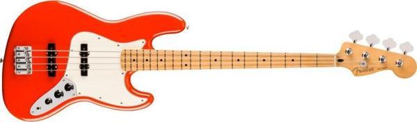 Fender Player II Jazz Bass Akçaağaç Klavye Coral Red Bas Gitar - Image 1