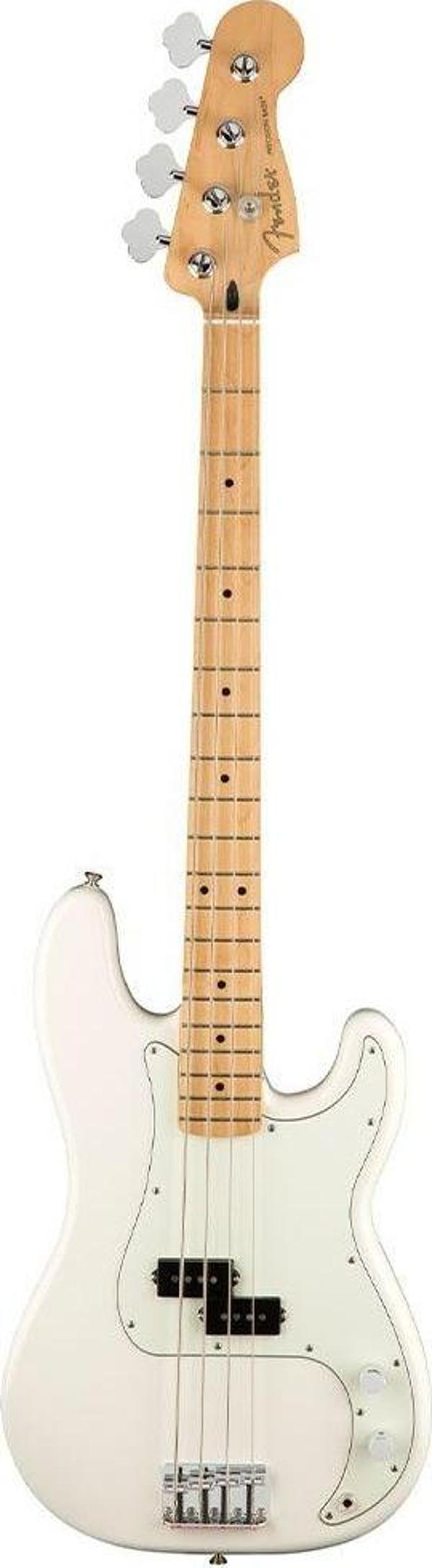 Fender Player II Precision Bass Gülağacı Klavye Polar White Bas Gitar - Image 1