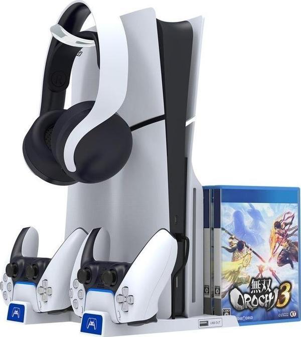 Ps5 Fat Slım  Uyumlu Şarj Özellikli Dikey Stand İpega PG-P5S009 - Image 1