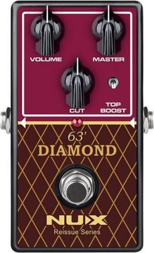 Nux NRO-6 63 Diamond Preamp-Overdrive Pedalı - Image 1