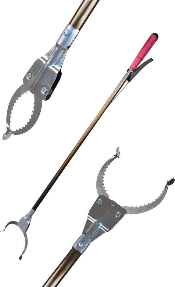 Akrep Çöp Ve Atık Maske Toplama Aparatı Maşası Dişli Model Komple Metal Malzemeden Üretilmiştir - Image 1