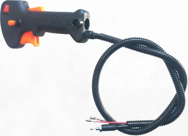 Motorlu Yan Tip Tırpan Tetik Kabze Komple Gaz Teli 20mm Boru Çapı - Image 1