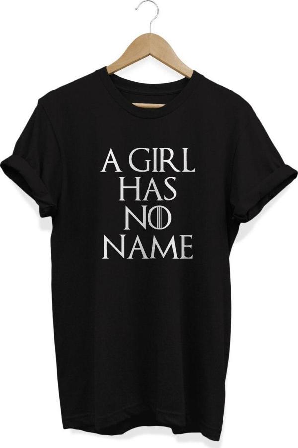 Remonz Game Of Thrones A Girl Has No Name Arya Stark Baskılı T-Shirt - Image 1