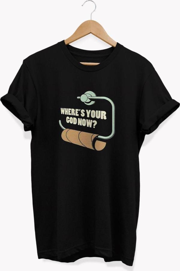 Remonz , Omg Baskılı, %100 Pamuk, Bisiklet Yaka, Normal Beden Tişört, Basic T-Shirt - Image 1