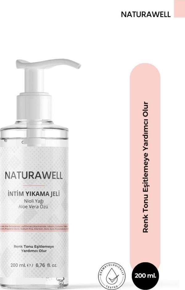 Naturawell İntim Ph Dengeli Hassas Genital Bölge Yıkama ve Temizleme Jeli 200 ml - Image 1