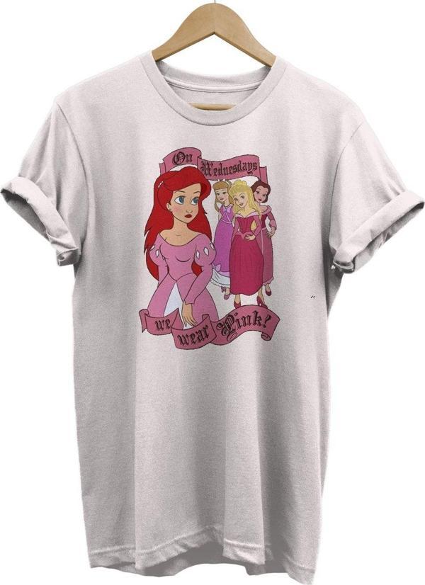Remonz Mean Girls Baskılı %100 Pamuk Basic T-Shirt Normal Beden Tişört - Image 1