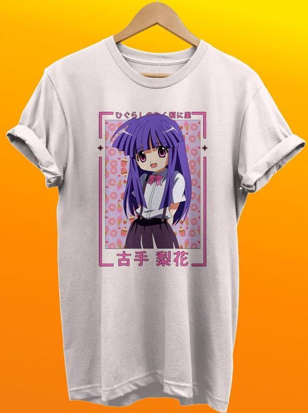 Remonz Furude Rika Baskılı %100 Pamuk Basic T-Shirt Normal Beden Tişört - Image 1