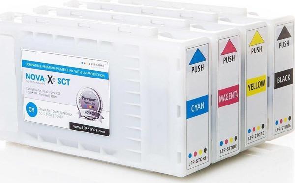 EPSON T41F5-T41F4  EPSON Sure Colour SC-T3400-3405-5400-5405   4 ADET MUADİL KARTUŞ - Image 1