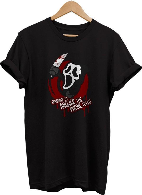 Remonz Scream Baskılı %100 Pamuk Basic T-Shirt Normal Beden Tişört - Image 1