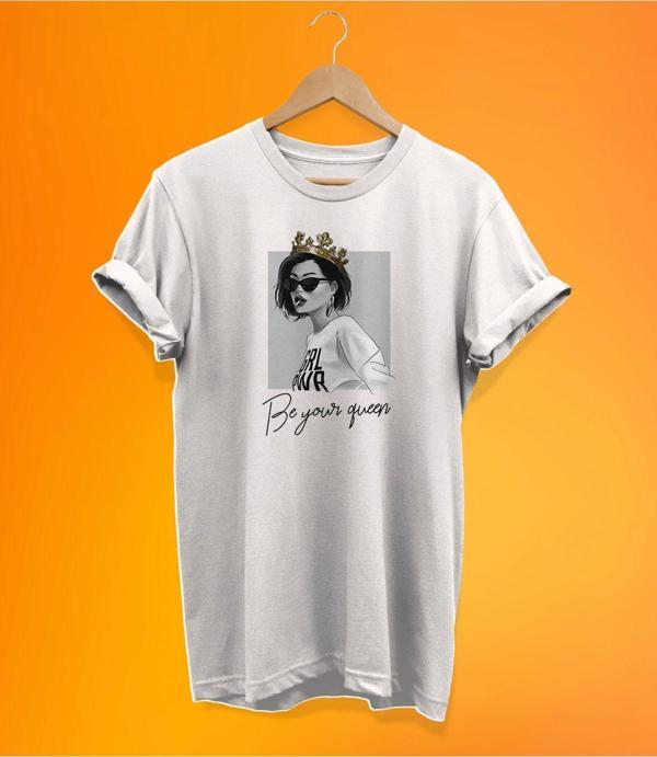 Remonz Kuru Kafa Baskılı Siyah, %100 Pamuk Basic (Normal Beden) T-Shirt - Image 1