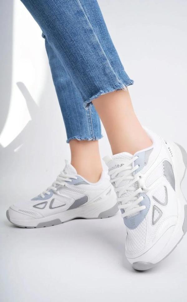 Kadın Sneaker Fileli Günlük Spor Ayakkabı - Image 1