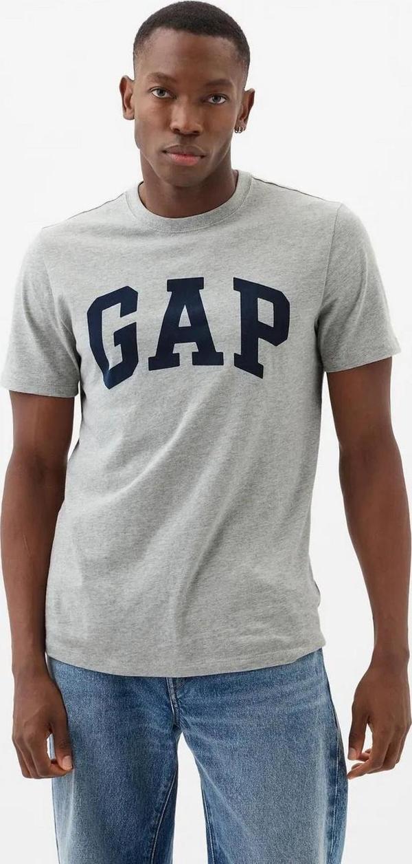 GAP 856659000 V-Everyday Soft Basic Logo T Erkek Tişört - Image 1
