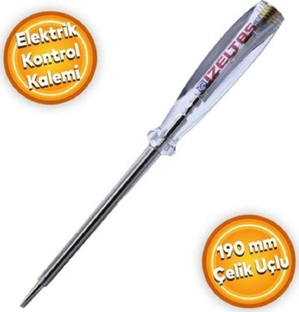 İzeltaş Elektrik Kontrol Kalemi Düz Uçlu 190 Mm - Image 1