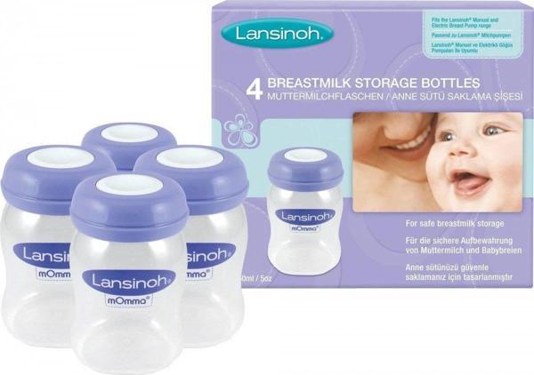 Lansinoh Anne Sütü Saklama Kabı 4Lü - Image 1