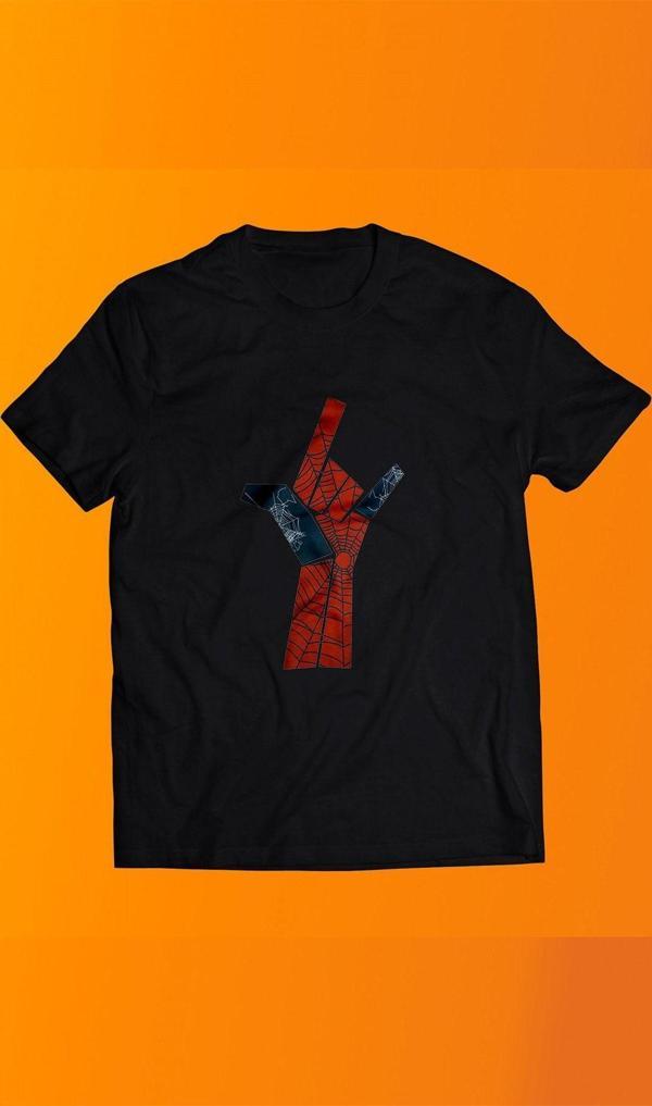 Remonz Spider-Man Baskılı T-Shirt - Image 1