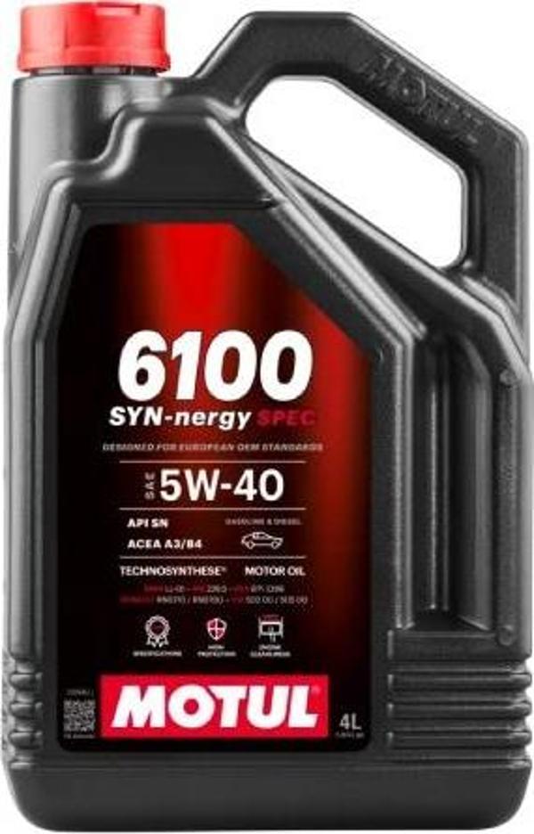 MOTUL 6100 SYN-NERGY SPEC 5W-40 4L - Image 1