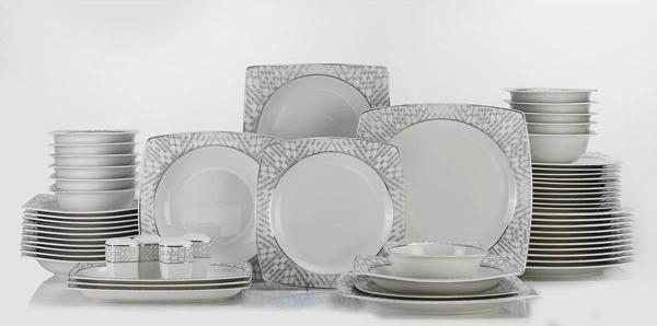 Kütahya Porselen Bone Mare 56 Parça 12 Kişilik Yemek Takımı - Image 1