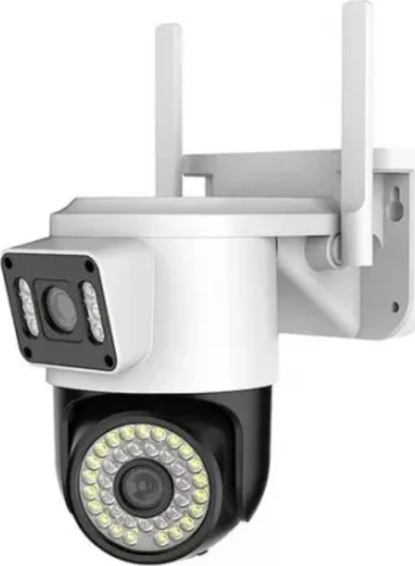 CMR42 1080P Çift Kameralı Uygulama Kontrollü Dış Mekan Uyumlu Güvenlik Kamerası Hareket Sensörlü - Image 1