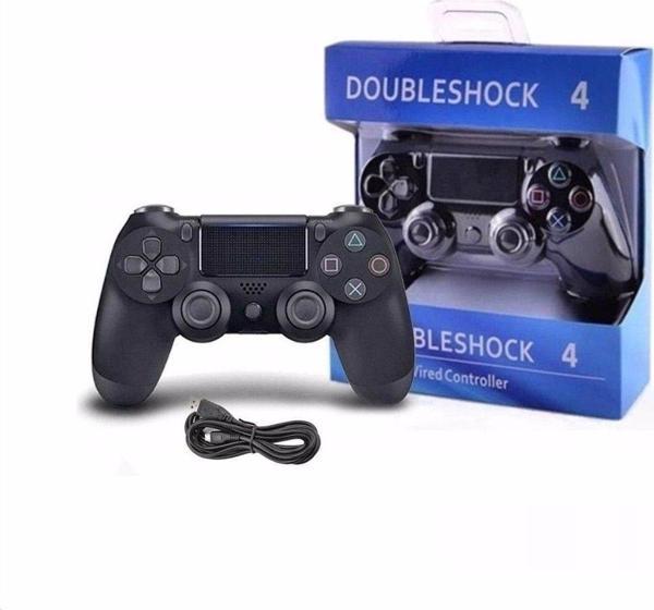 Ps4 Siyah Doubleshock Wireless Gamepad Joystick Kablosuz Ps4 Oyun Kolu - Image 1
