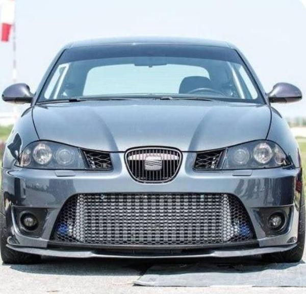 Seat İbiza MK4 uyumlu Çupra Ön Tampon Lipi Cupra Lip 3 Parça Parlak Siyah - Image 1