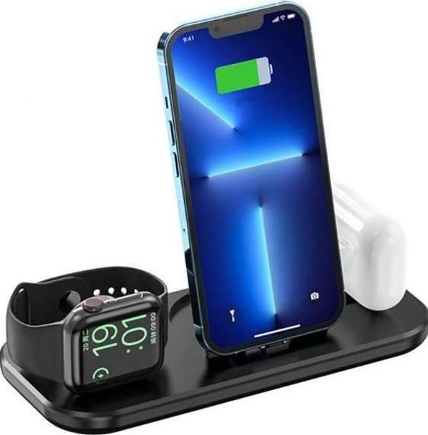 A32 3 in 1 iPhone Watch Wireless Şarj Standı - Image 1