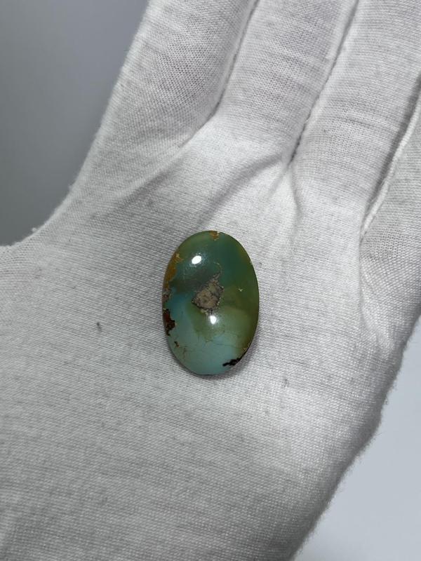 Okyanus Temalı Doğal Kabaşon Firuze Taşı 32,6 Karat - Turkuaz Taşı 6,53 Gram - Image 1