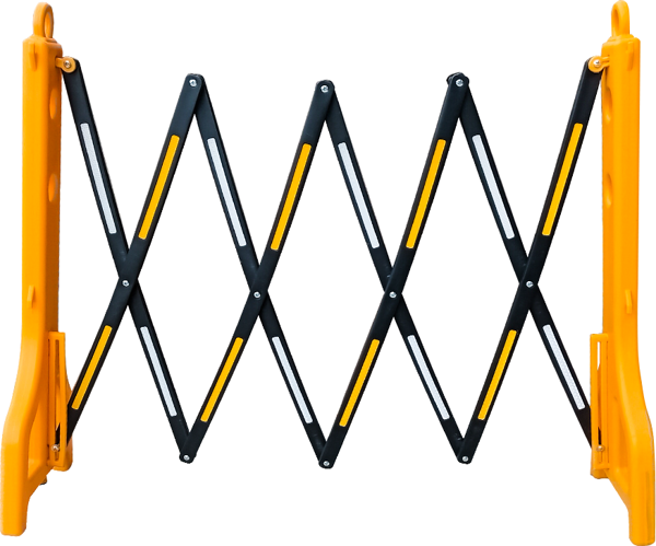 Akordiyon Bariyer Sarı 255 x 97 cm - Image 1