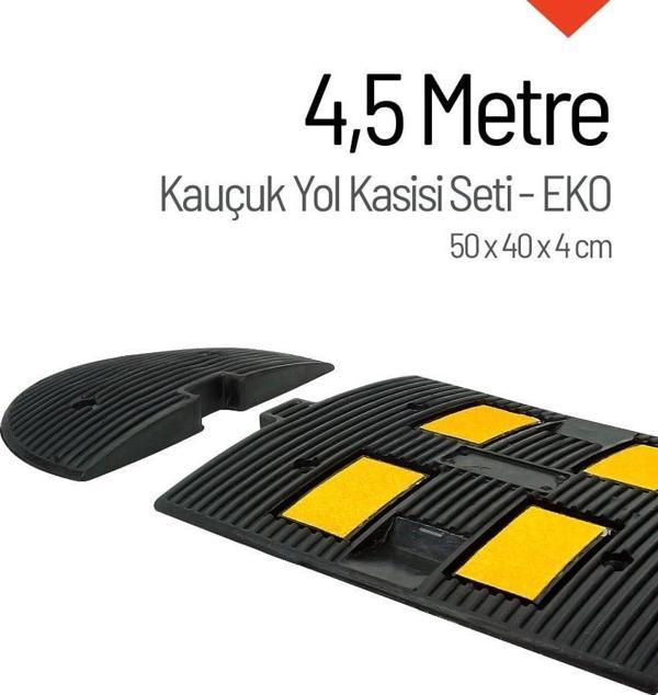 Kauçuk Hız Kesici, Yol Kasisi 50 x 40 x 4 cm - EKO - 4,5 Metre - Image 1